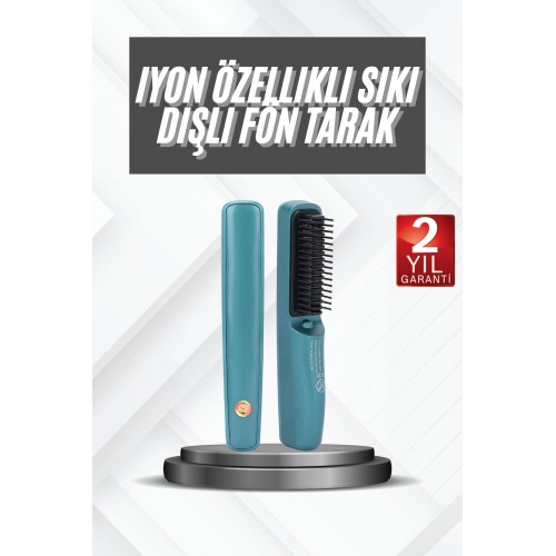 Fön Tarak Yüksek Isı Ayarlı Elektriklenme Karşıtı İyon Özelliği