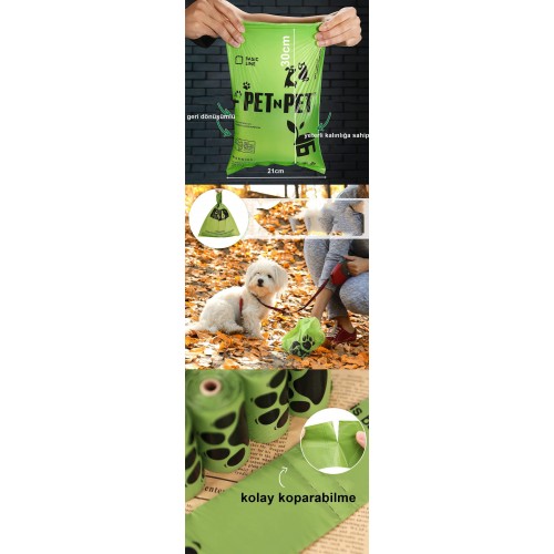 Turk Hayvan Kaka Poşeti 60 Adet