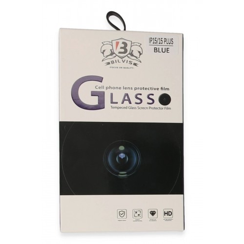 iPhone 15 Bilvis Titan Kamera Lens - Sierra Blue-(5796)
