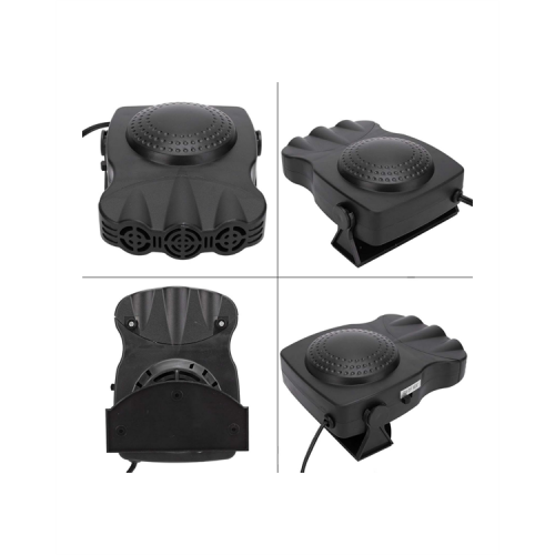 12V Araç Fanı & Isıtıcı | Ön Cam Buzu Çözücü 360° Ayarlanabilir Başlık Anında Sıcaklık