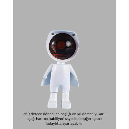 Gün Batımı Efekti Sunan Astronot LED Masa Lambası Gün Batımı Efekti Sunan Astronot LED Masa Lambası