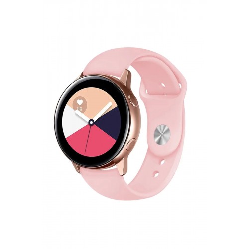 Watch 22mm Klasik Kordon - Pembe-(5796)