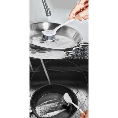 Turk Teflon ve Granit Tava Tencere Fırçası Silikon Teflon Fırçası