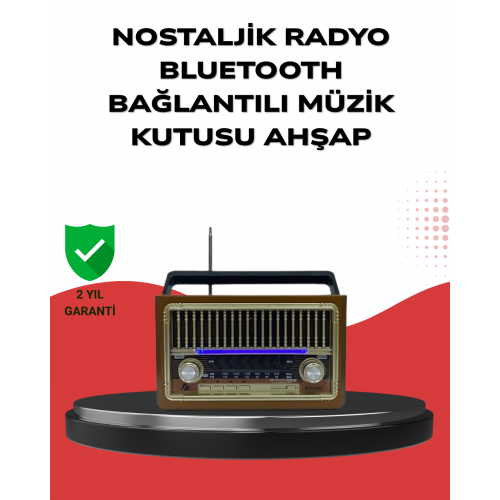 Şarjlı Radyo Hoparlör – İç ve Dış Mekan Uyumlu