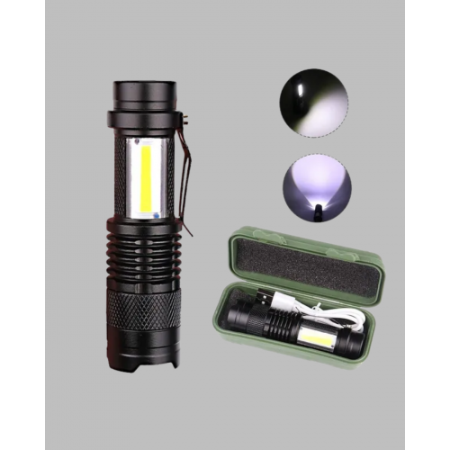 Şarjlı Mini LED El Feneri 2000 Lümen Su Geçirmez Şarjlı Mini LED El Feneri 2000 Lümen Su Geçirmez