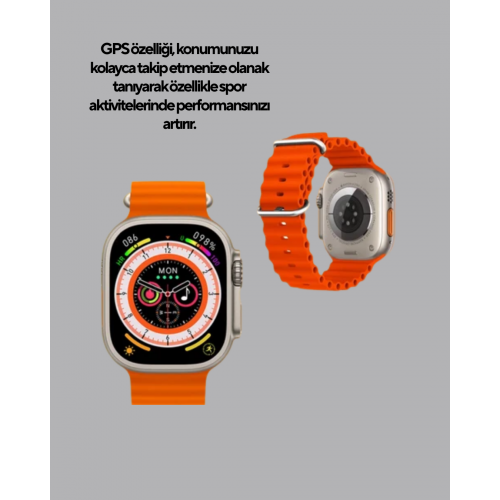 GPS’li Akıllı Saat – Nabız Uyku ve Adım Takibi Suya Dayanıklı