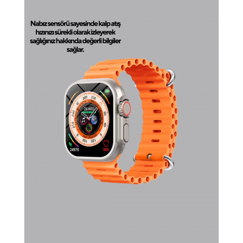 GPS’li Akıllı Saat – Nabız Uyku ve Adım Takibi Suya Dayanıklı