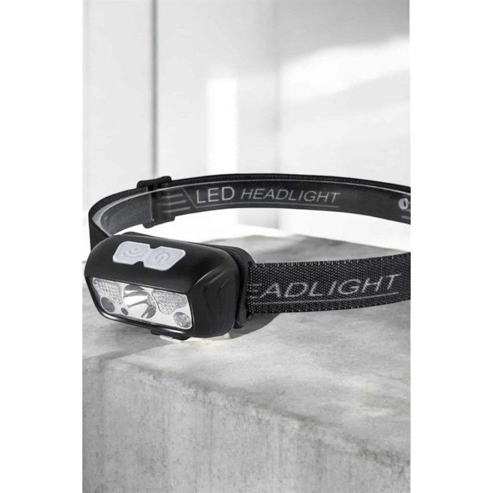 Kafa Lambası Kamp Lambası Sensörlü Şarjlı Ayarlanabilir