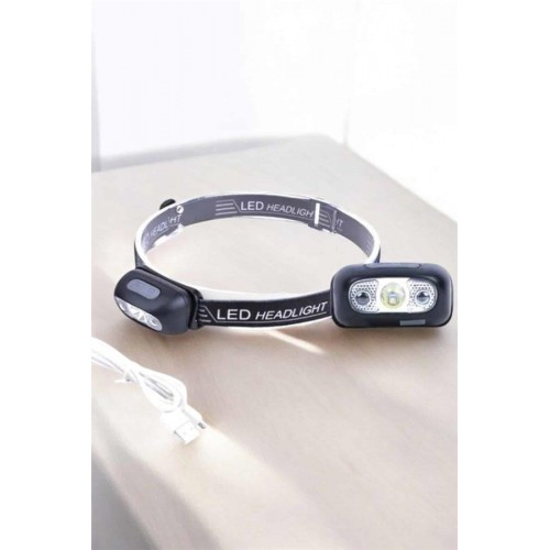 Kafa Lambası Kamp Lambası Sensörlü Şarjlı Ayarlanabilir Kafa Lambası Kamp Lambası Sensörlü Şarjlı Ayarlanabilir