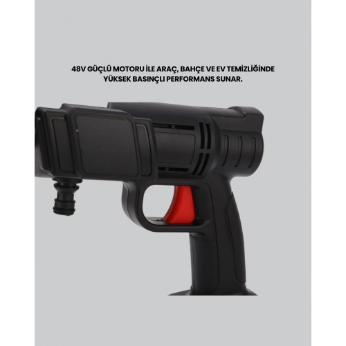 Orijinal 2025 48V Şarjlı Basınçlı Temizlik Tabancası A Kalite Seri Orijinal 2025 48V Şarjlı Basınçlı Temizlik Tabancası A Kalite Seri