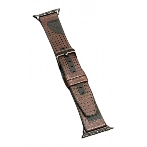 Watch 45mm Buff Deri Kordon - Kahverengi-(5796)