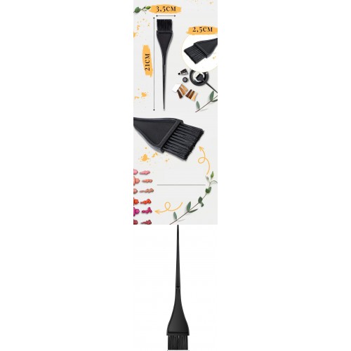 Turk Dar Uçlu Saç Boya Fırçası Balyaj Fırçası Solingen Professional