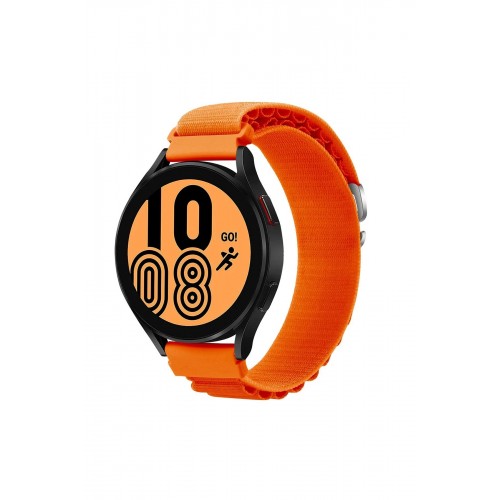 Watch 20mm KR410 Kumaş Kordon - Turuncu-(5796)