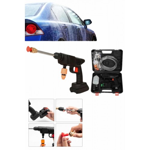 Bahçe Sulama Tabancası Makinesi Yüksek Basınçlı Akülü Yıkama Makinesi Bahçe Sulama Tabancası Makinesi Yüksek Basınçlı Akülü Yıkama Makinesi