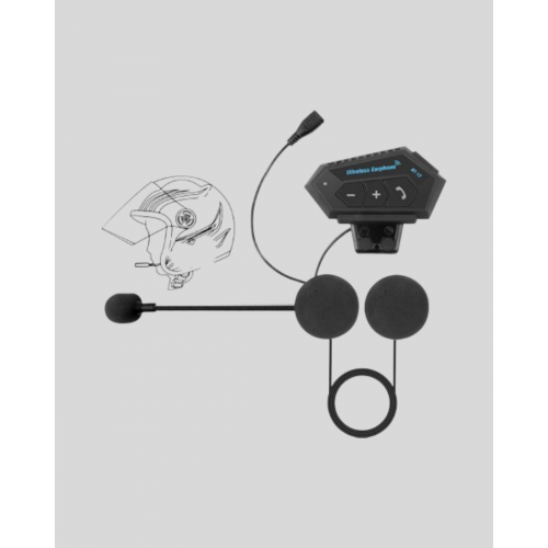 BT22 Kask Bluetooth Kulaklık 5.0 – Suya Dayanıklı Gürültü Önleyici Uzun Pil Ömürlü