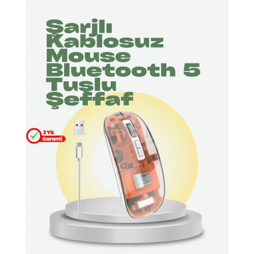Geniş Uyumluluklu Kablosuz Fare – Windows Mac Linux Destekli