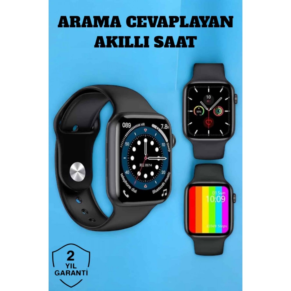 Akıllı Saat Bluetooth Bağlantı ve 24 Saat Sağlık İzleme GPS Arama Cevaplama