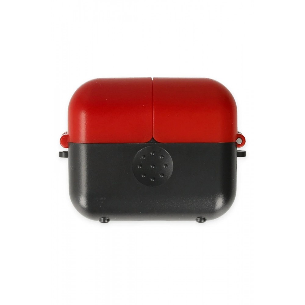 Airpods 3 (3.nesil) Basmalı Kılıf - Siyah-Kırmızı-(5796)