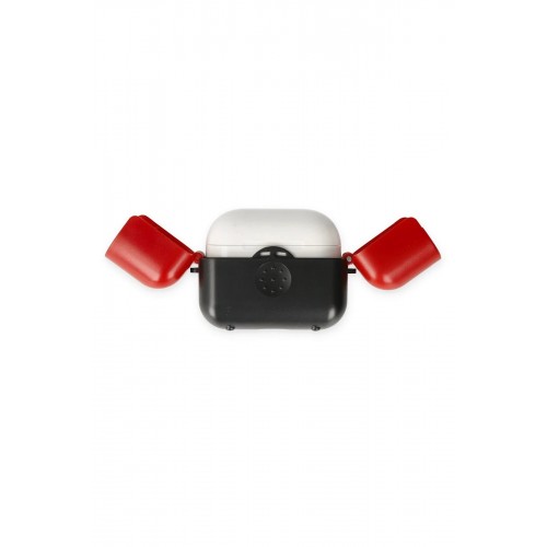 Airpods 3 (3.nesil) Basmalı Kılıf - Siyah-Kırmızı-(5796) Airpods 3 (3.nesil) Basmalı Kılıf - Siyah-Kırmızı-(5796)