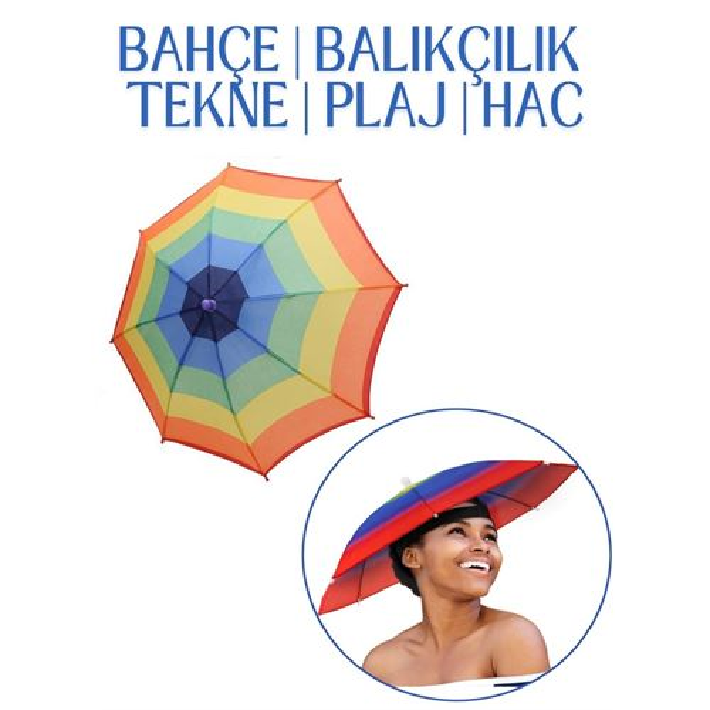 HSNET Relax Eller Serbest 4 Mevsim Kafa Şemsiyesi