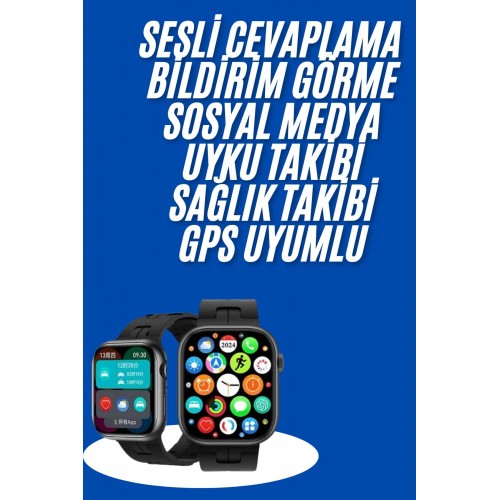 Yeni Nesil Akıllı Saat Amoled Ekran Yüksek Çözünürlüklü 41 mm Kasa