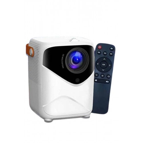 Projeksiyon Ev Sineması Bluetooth 4k HD Kaliteli Görüntü Kumandalı