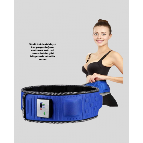 132 cm Motorlu Masaj Kemeri – 5 Kademe Hız 2 Fonksiyon Titreşimli Tasarım