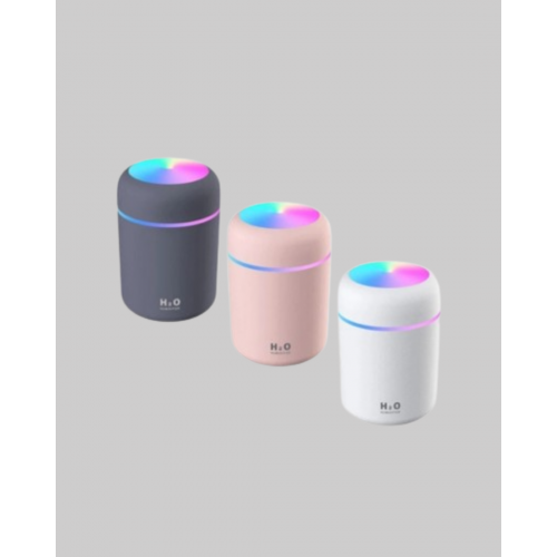 Taşınabilir USB Mini Nemlendirici – LED Aydınlatmalı Çift Püskürtme Modu