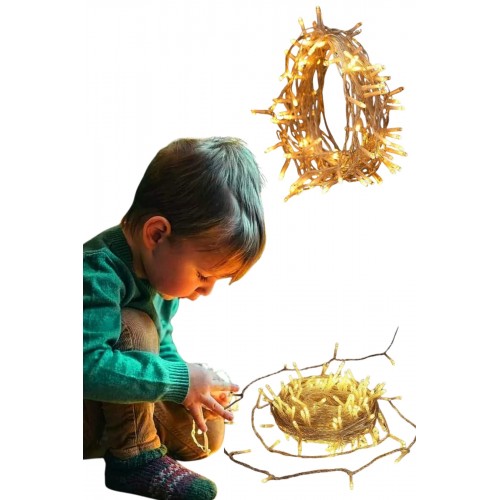 Dış Mekan Led Aydınlatma 10 Metre Gün Işığı Led Işık Pilli