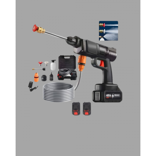 48V Şarjlı Basınçlı Yıkama Makinesi Kablosuz Su Tabancası 48V Şarjlı Basınçlı Yıkama Makinesi Kablosuz Su Tabancası