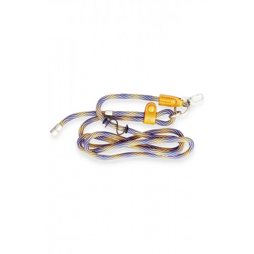 JD Desenli Boyun Askısı - Turuncu-(5796)