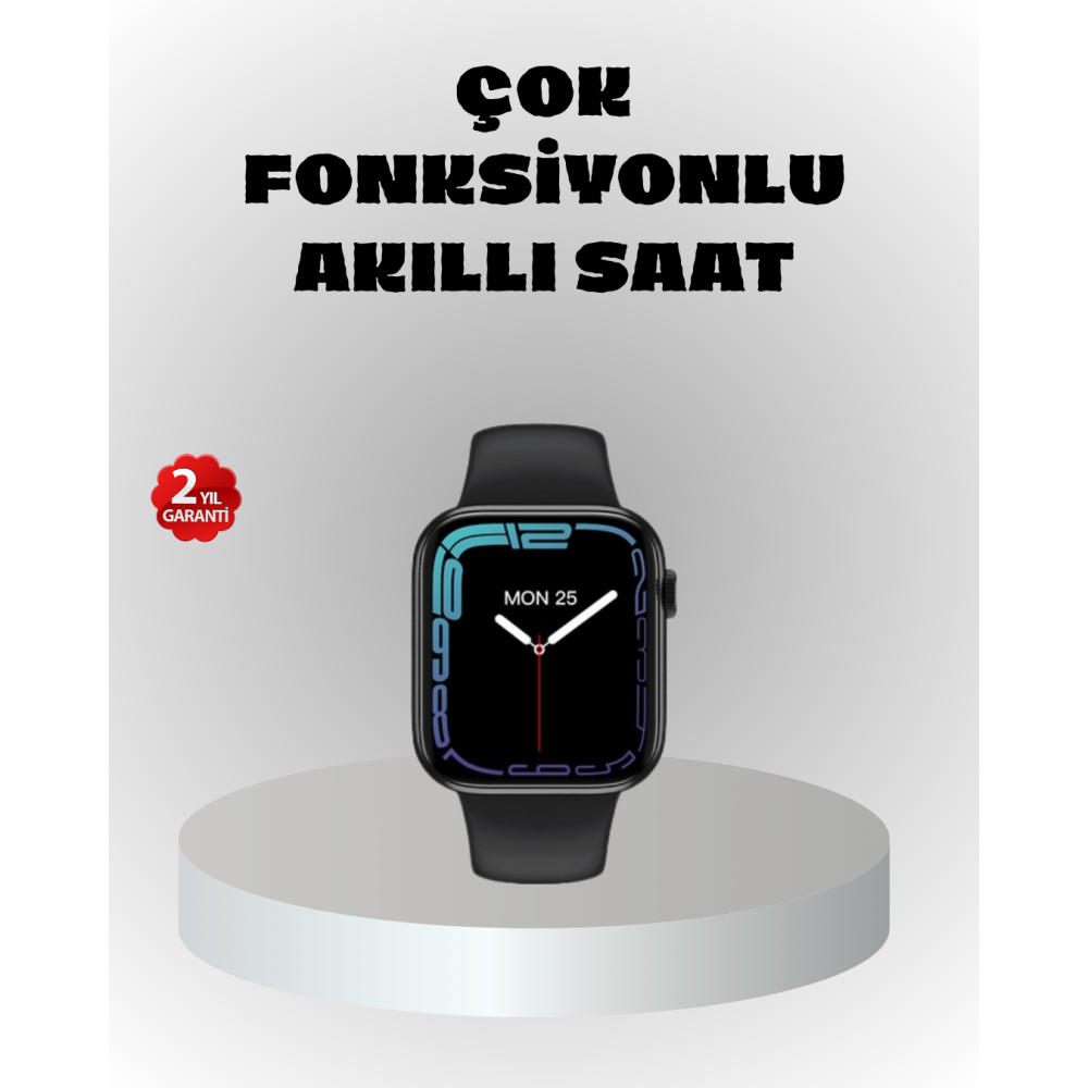 380mAh Bataryalı Akıllı Saat – Arama Bildirim AOD Ekran ve Uzun Pil Ömrü