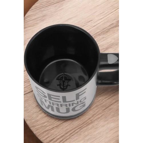Yazılı Mug Kupa Karıştırıcı Özelliği Ve Paslanmaz Çelik