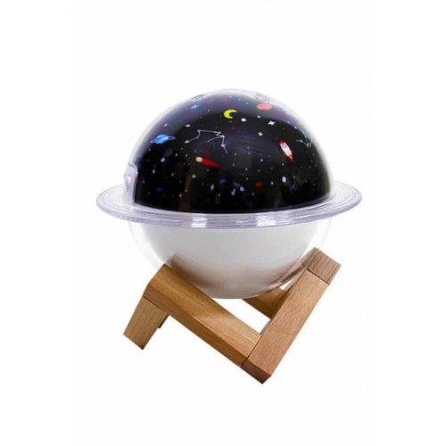 Aromaterapi Hava Nemlendirici Gece Lambası Uzay Model Satürn Oda Kokusu Aromaterapi Hava Nemlendirici Gece Lambası Uzay Model Satürn Oda Kokusu