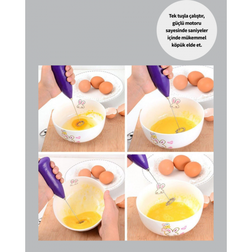 Portatif Kahve Köpürtücü – Latte Cappuccino Milkshake ve Puding Yapıcı Portatif Kahve Köpürtücü – Latte Cappuccino Milkshake ve Puding Yapıcı