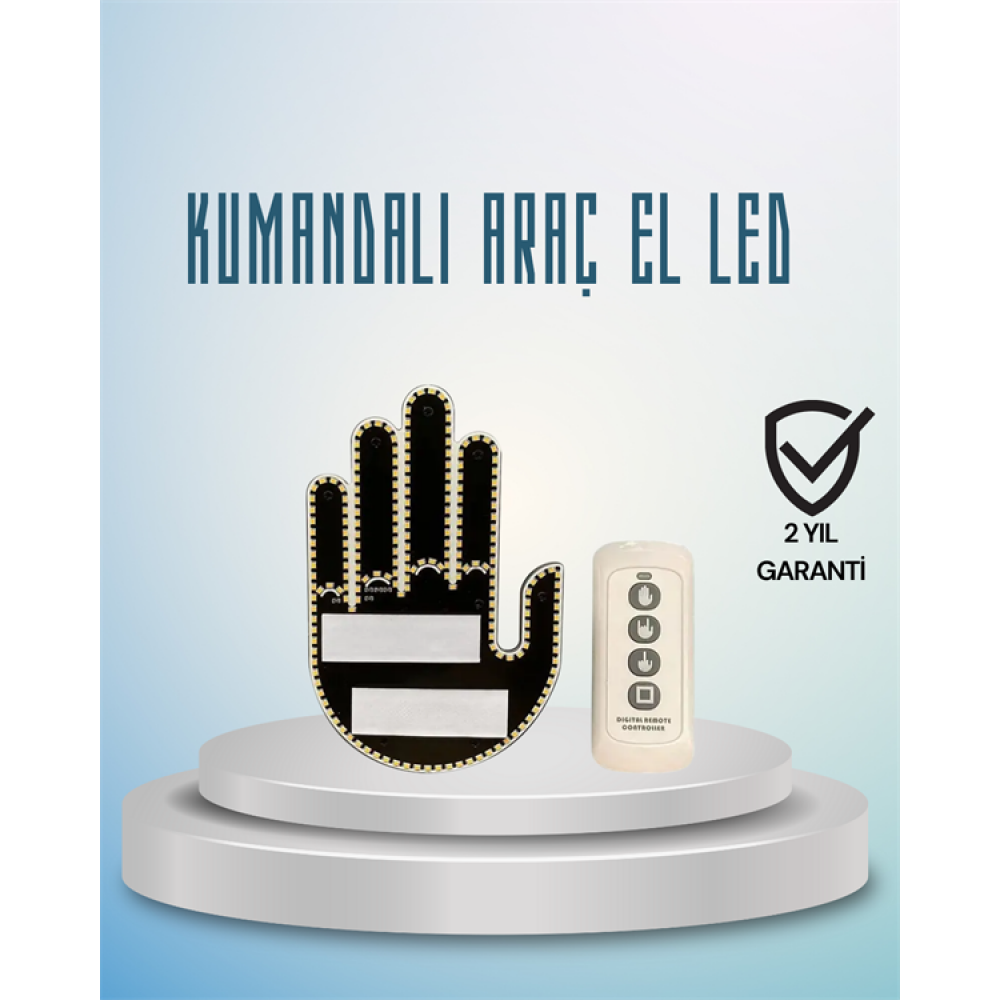 Aracınız İçin Eğlenceli ve Güvenli İletişim: LED Jest Lambası Uzaktan Kumandalı Kolay Montaj