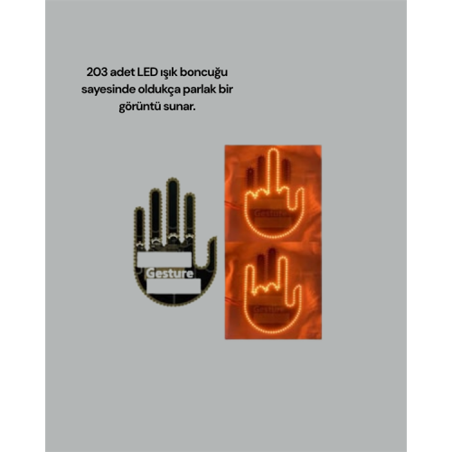 Aracınız İçin Eğlenceli ve Güvenli İletişim: LED Jest Lambası Uzaktan Kumandalı Kolay Montaj