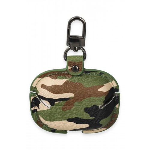 Airpods Pro 2 (2.nesil) Çanta Kamuflaj Deri Kılıf - Yeşil-(5796) Airpods Pro 2 (2.nesil) Çanta Kamuflaj Deri Kılıf - Yeşil-(5796)