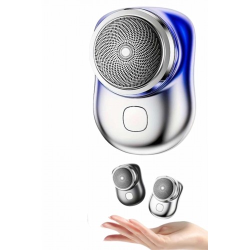 Kablosuz Tıraş Makinesi Günlük Hızlı Taşınabilir Şarjlı Yuvarlak Paslanmaz Çelik