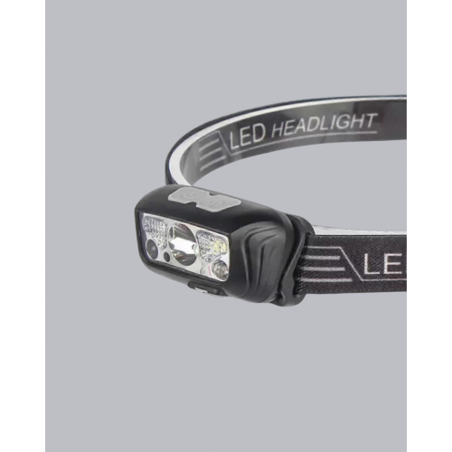 IPX5 Su Geçirmez Şarjlı LED Kafa Feneri | Hareket Sensörlü Ayarlanabilir 60° Far