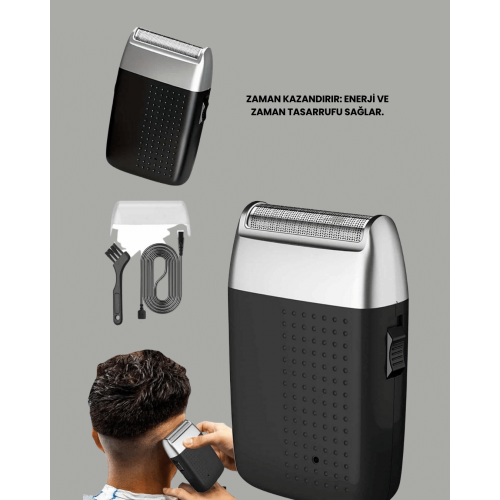 Sıfır Saç ve Sakal Kesme Makinesi – Kolay Temizlik Güçlü Motor