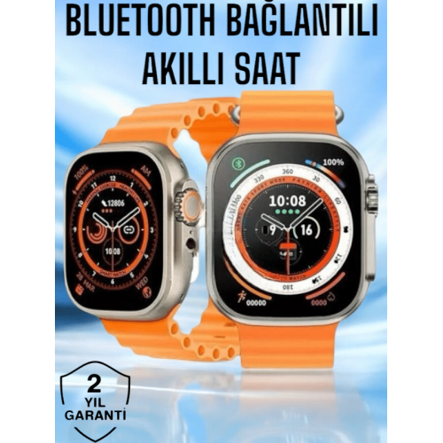 Yeni Nesil Ultra Akıllı Saat Titreşimli Uyku & Sağlık Takibi Çift Kordon