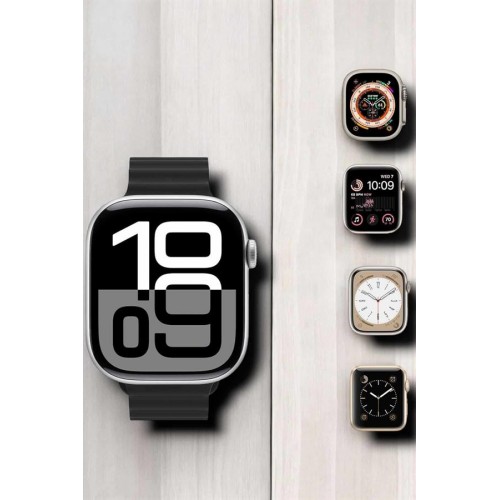 Yeni Nesil Ultra Akıllı Saat Titreşimli Uyku & Sağlık Takibi Çift Kordon