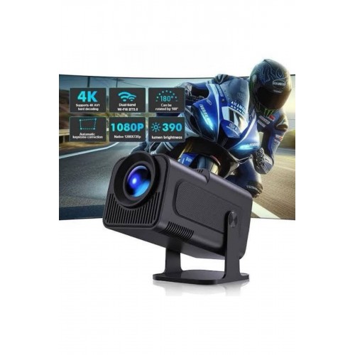 Android Projeksiyon Siyah Taşınabilir Sinema Projektörü 4k 1080p Ev Sineması Bluetooth Android Projeksiyon Siyah Taşınabilir Sinema Projektörü 4k 1080p Ev Sineması Bluetooth