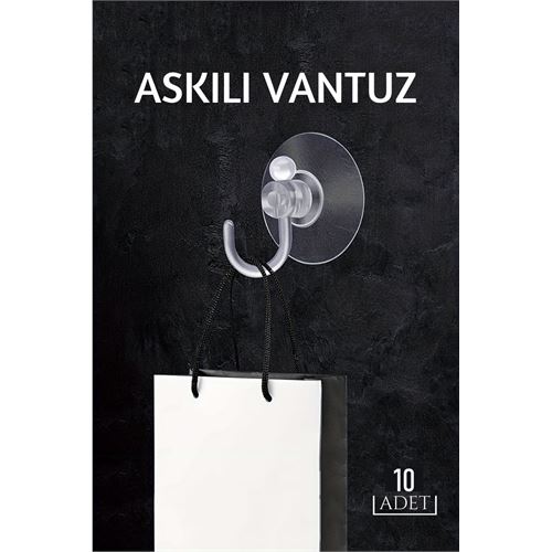 Turk Askılı Vantuz 10 ADET