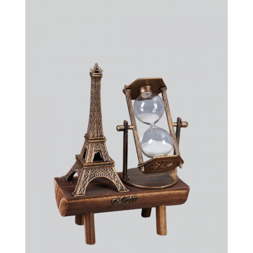 Ahşap Gövdeli Dekoratif Kum Saati – Masa Üstü El Sanatı Aksesuarı Ahşap Gövdeli Dekoratif Kum Saati – Masa Üstü El Sanatı Aksesuarı