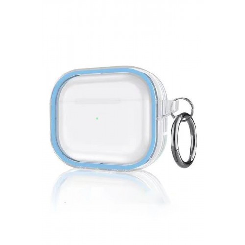 Airpods Pro 2 (2.nesil) Shiny Şeffaf Kılıf - Sierra Blue-(5796)