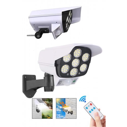 LED Lamba-Güneş Paneli Destekli Uzaktan Kumandalı Solar LED Lamba