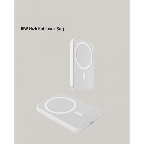 360° Döner Başlıklı MagSafe Araç Telefon Tutucu 15W Güvenli Kablosuz Şarj