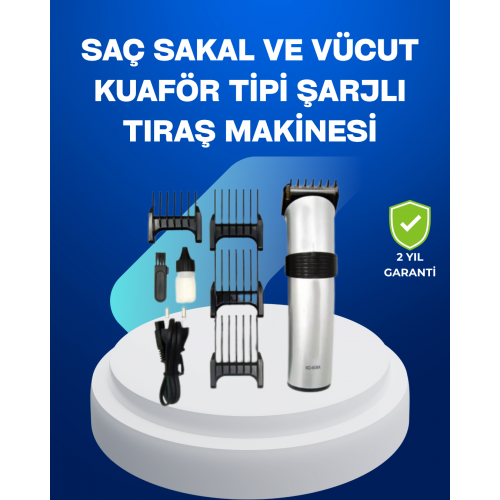 Paslanmaz Çelik Bıçaklı Tıraş Makinesi – Keskin ve Dayanıklı
